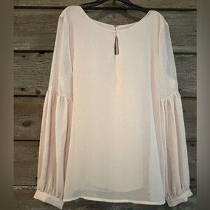 Express Blouse - blush color